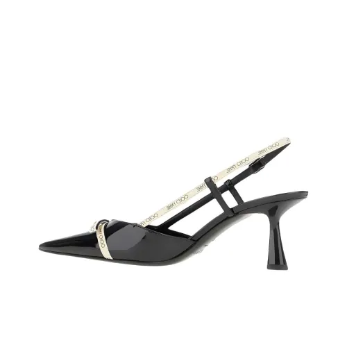 Jimmy Choo Camila Низкий каблук Высокие каблуки Женские Черный