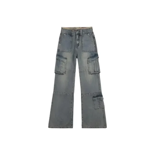 DANCANG Blue Women's Jeans DANCANG Синий Женские Джинсы