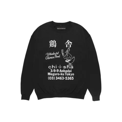 WACKO MARIA China Cuisine, Chicken Coop, Collaboration Черный Унисекс Свитшоты
