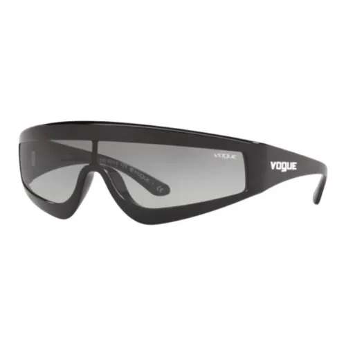 VOGUE Пластик Акриловый Эстер Aviator Солнцезащитные очки Женские Черный