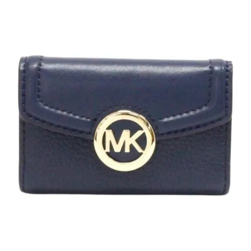 MICHAEL KORS Кожа Key Pouch Женские Морской синий
