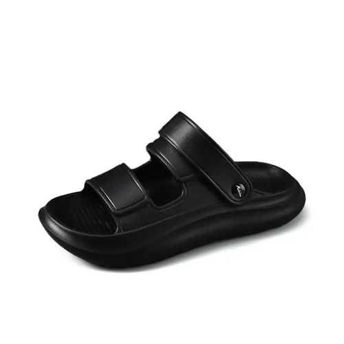 Mulinsen Пляжные сандалии Мужские Черные