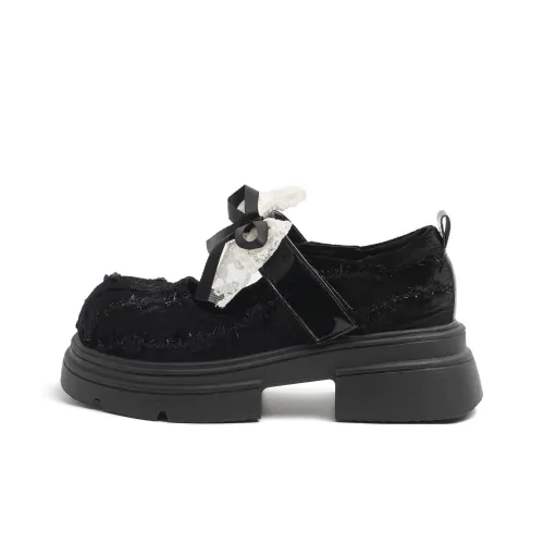 Medd Грубый каблук Туфли Мэри Джейн Женские