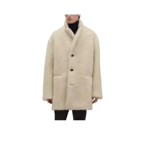 HERMES Fw25 Velvet Feel Coat Men's