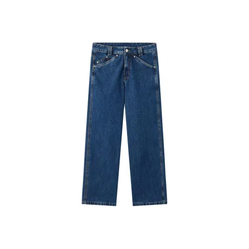 Xiyue Peaceful Синий Мужской Джинсы