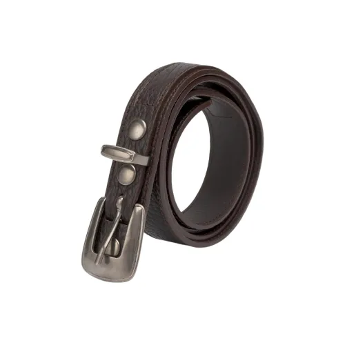 Lemaire Телячья кожа Кожаные ремни Унисекс Коричневый