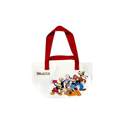 Disney Полиэстер Тоут Сумка Сумка для покупок Сумка через плечо Сумка Маленькая Унисекс Белый и Красный