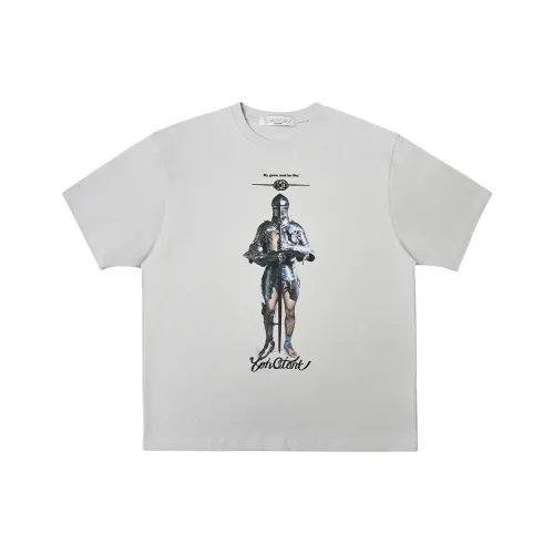 YONGIANT Светло-серые Мужские T-рубашки