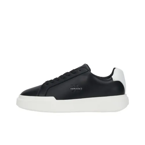 CKJ CALVIN KLEIN JEANS Скейтборд Кроссовки Низкие Черные и Белые Мужские