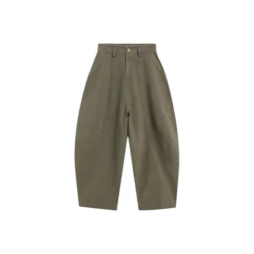 LSVE Армейские зеленые женские джинсы