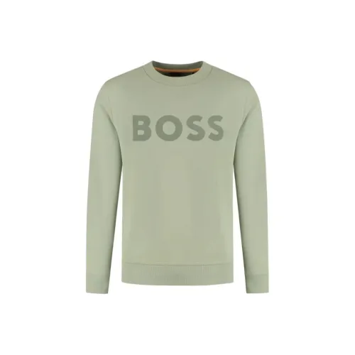 Hugo Boss Зеленый Мужской Свитшот