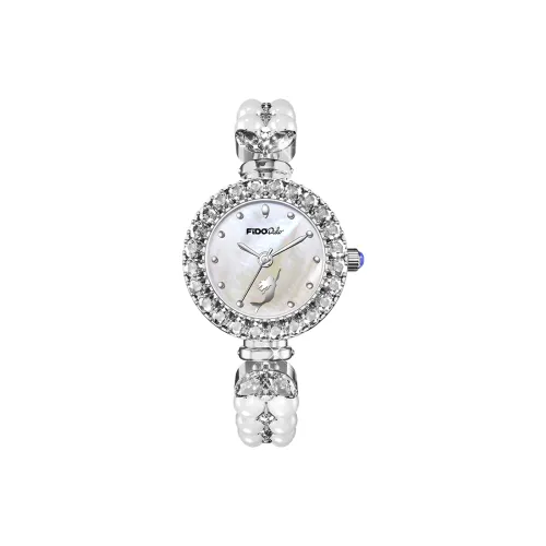 FIDO DIDO Кварцевый механизм Eco Friendly Медный ремешок Часы Женские Жемчужная раковина Циферблат