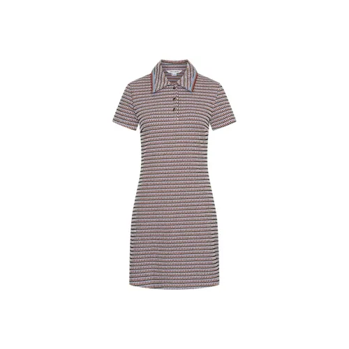 URBAN REVIVO Короткое платье с короткими рукавами для женской одежды женское