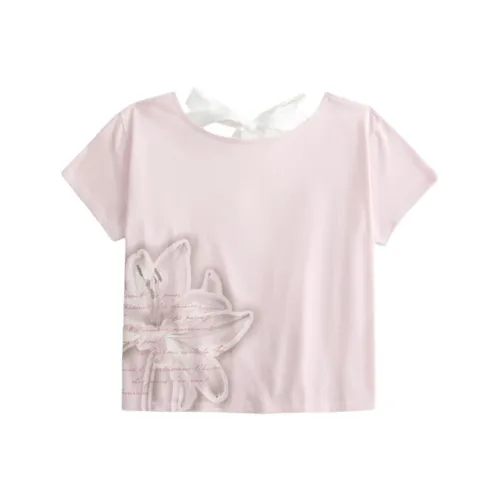 Hollister Розовые Женские T-рубашки