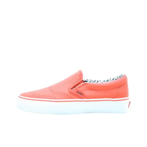 Vans CLASSIC Slip-On Скейтборд Кроссовки Унисекс Оранжевый