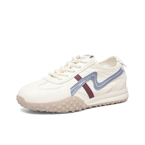 Golden Silk Rabbit Аbrasion Resistant визуально увеличивает рост Низкий Топ Casual Женские