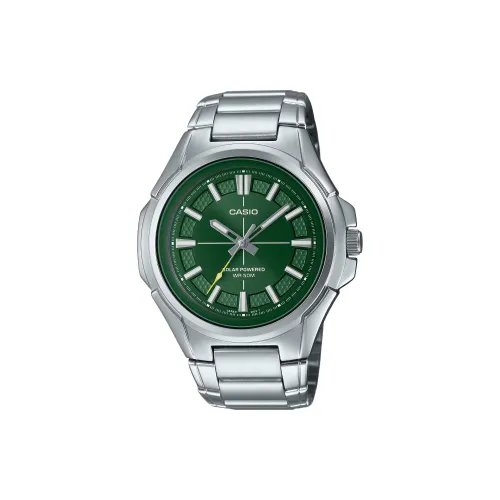 CASIO G SHOCK Collection Солнечный кварцевый механизм нержавеющая сталь ремешок часы унисекс зеленый циферблат