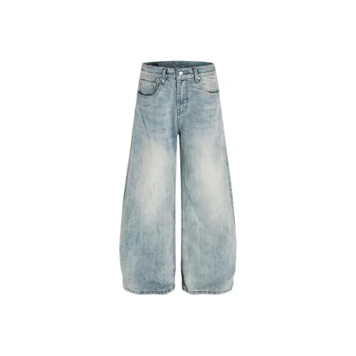 SINKACME Light Blue Men's Jeans SINKACME Светло-голубые мужские джинсы