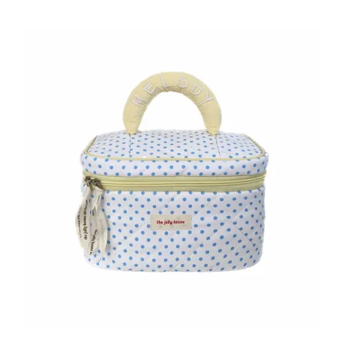 OMGD Синий Гороховый узор Мешок для хранения 2025 Большой объем Портативный Путешествие Туалетный Хранение Косметичка для женских вещей Хранение