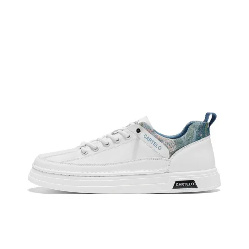CARTELO Премиум Rogue Стиль Белый Кроссовки Легкий Anti Slip Низкий Топ Скейтбординг Кроссовки Мужские