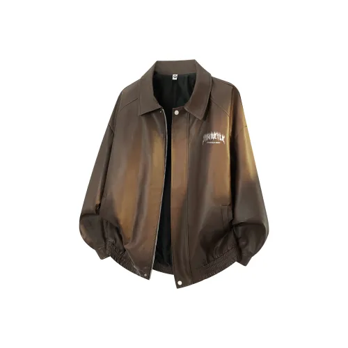 JINBEILE Унисекс Кожаные куртки