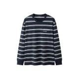 Темно-синий с полосами