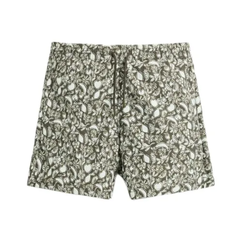 ZARA Коричневые Мужские Плавательные Шорты