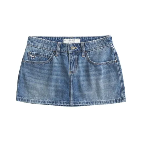 Hollister Джинсовые короткие юбки Женские