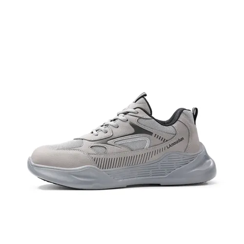 Blue Gull Shield Slip-resistant Abrasion-resistant Lightweight Low Top Streetwear Men's Light Gray Синий Gull Shield противоскользящий устойчивый к истиранию легкий низкий топ уличная обувь мужской светло-серый