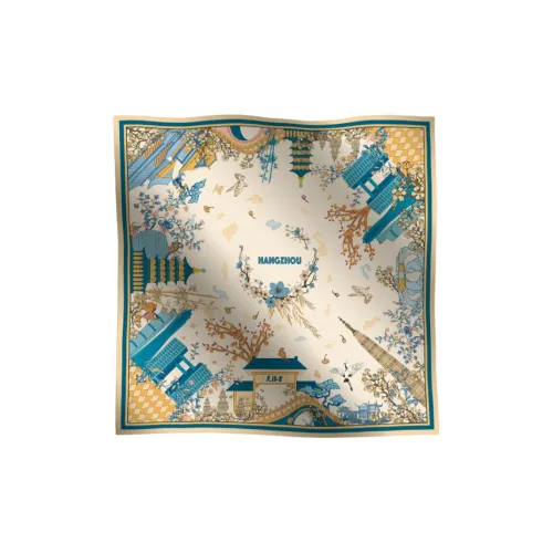 WENSLI Шарфы из шелка с тутовым шелком Женские