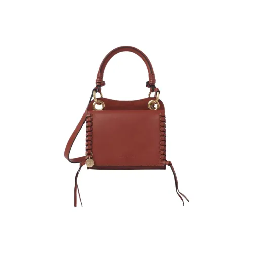 See By Chloe Tilda Вельвет Кожа Сумка Сумка через плечо Сумка через плечо Мини Женская Красная