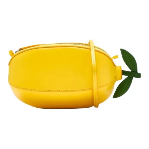 Staud Кожа Сумка через плечо Сумка на плечо Стандартная Женская Желтая