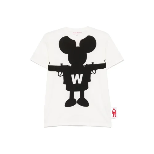WALTER VAN BEIRENDONCK Белые Мужские Футболки