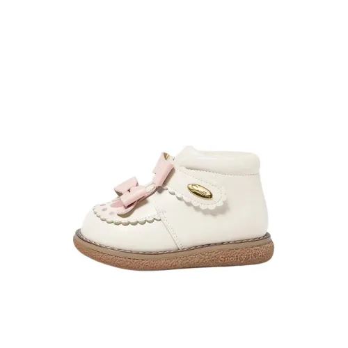 Snoffy Rococo Series Бант Сердце Устойчивый к истиранию Дышащий Термостойкий Высокий Верх Детские ботинки Малыш