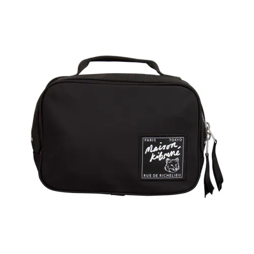 Maison Kitsune Nylon Wallet Men's Black