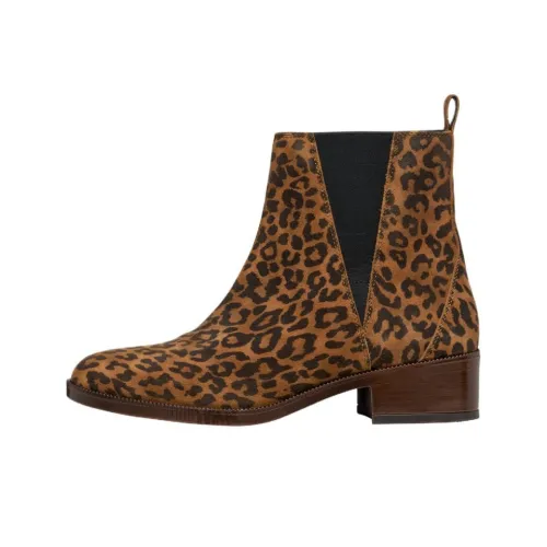GEOX Camexia Chelsea 4CM Женские Леопардовый принт