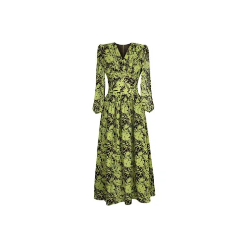 Tang Xi Длинное платье с длинными рукавами женское