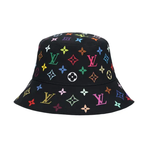 LOUIS VUITTON 100% хлопок Панамы Унисекс Черный