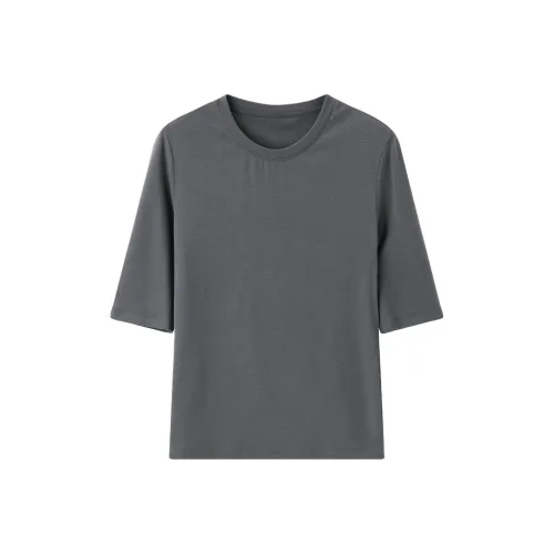 IHIMI Темно-серые Женские Футболки