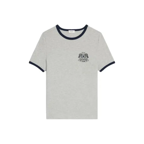 CELINE Серые Женские T-рубашки