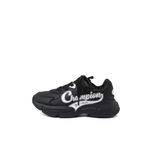 Champion Kids Slip-resistant Abrasion-resistant Breathable Low-top Kids Lifestyle Shoes Champion Black Kids Champion Kids Противоскользящий Устойчивый к истиранию Дышащий Низкий Топ Детские Лайфстайл Обувь Champion Черный Детский