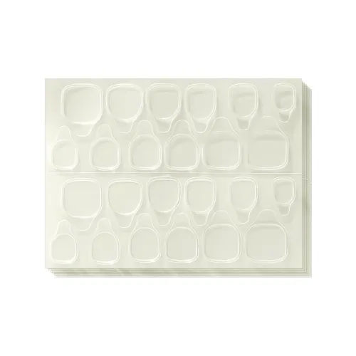 T Z Extra Thin Jelly Nail Стикер Exclusive Ultra Sticky False Nail MID Длина (размер в длину) Заостренный Миндаль