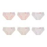 6 упаковок (Розовый 2 + Желтый 2 + Белый подкладочная ткань Розовый пояс 2)