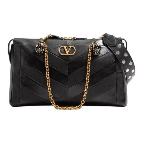 Valentino Sheepskin One Shoulder Bag Женская Черная