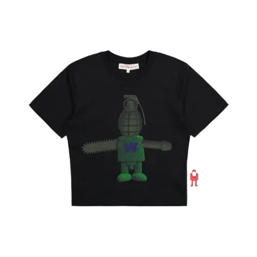 WALTER VAN BEIRENDONCK Черный Унисекс T-рубашки
