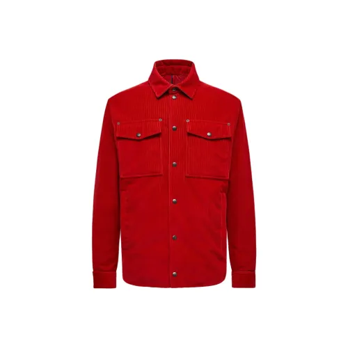 Moncler Красный Мужской Пуховик