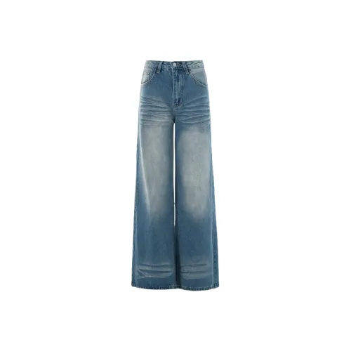 JOPPTI Blue Women's Jeans JOPPTI Синий Женские Джинсы