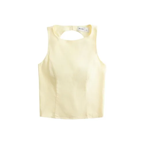 Hollister Женский топ без рукавов желтого цвета