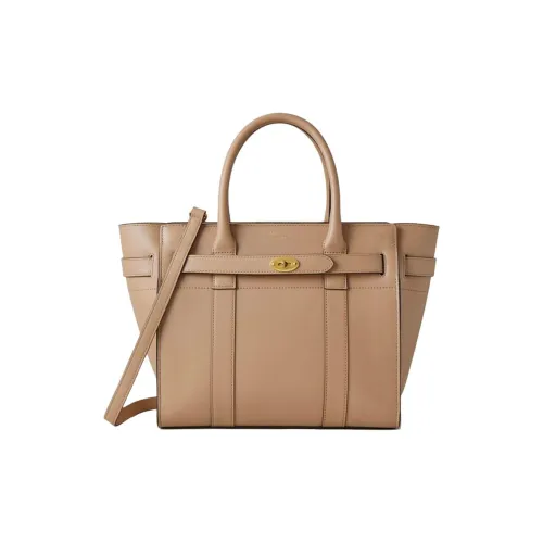 Mulberry Bayswater Кожа Сумка через плечо Сумка Маленькая Женская Телесного цвета