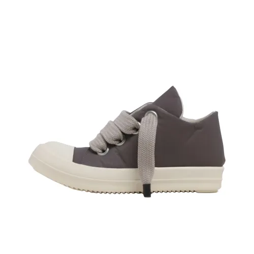 Rick Owens DRKSHDW Jumbo Кружево Puffer Низкий Топ Кеды Женские Серый
